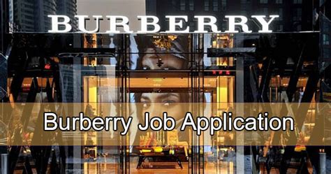 burberry fashion designer jobs|burberry job offer.